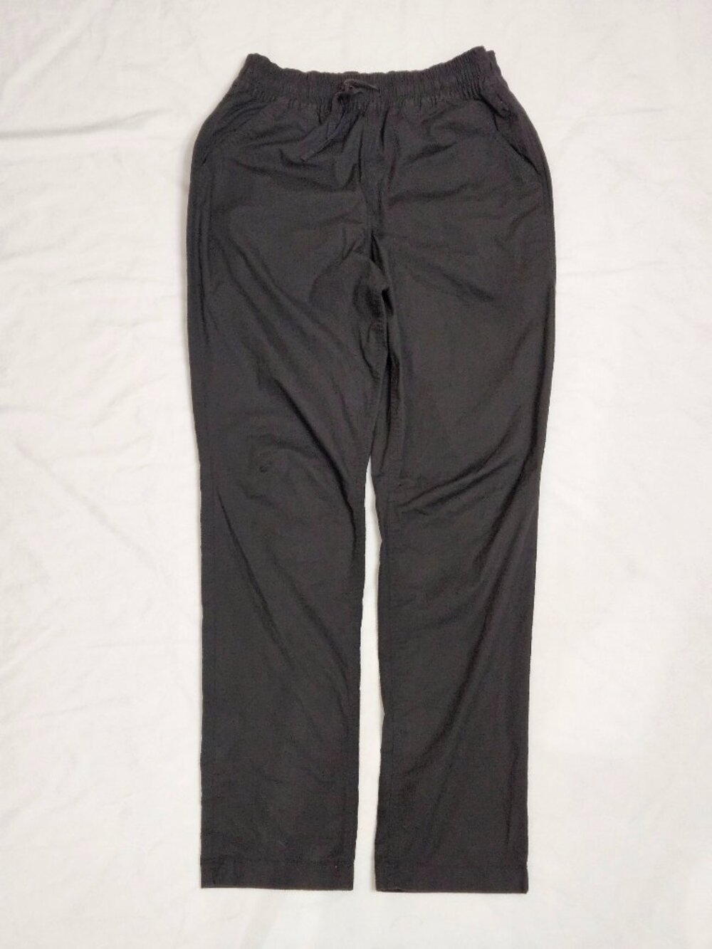 Prana Gorpcore Mens Black Stretch Pull On Drawstring Casual Hiking Pants Size S
